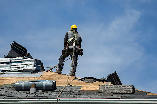Professional Roofing technician working in Crystal Springs, FL